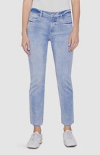  248 Frame Women's Blue Stretch Le High Frayed Hem Denim Jeans Pants Size 25