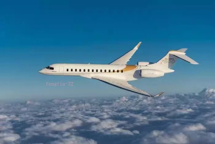Global 7500 Private Jet Business Model Airplane 1:72 Scale 19in Collectible Gift - Image 3 of 4