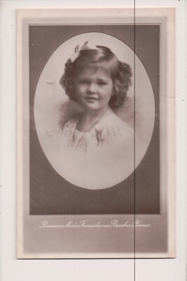 Vintage Postcard Princess Maria Francesca of Bourbon-Parma