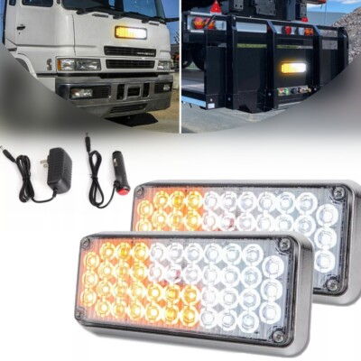 LED Emergency Strobe Light Road Flash Warning Hazard Rechargeable Battery Beacon