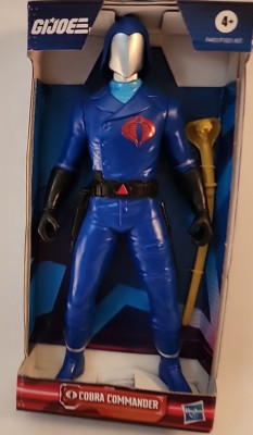 Hasbro G.I. Joe Cobra Commander Action Figure 9.5 inch With Cobra, Brand New!!!