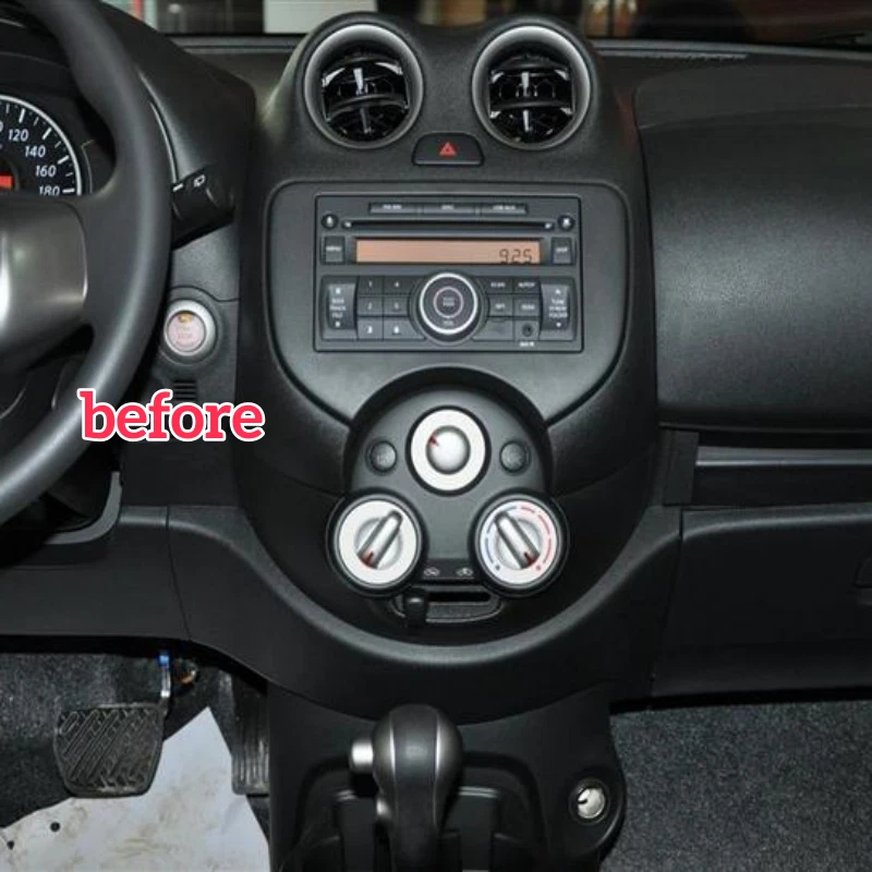 Radio estéreo de coche Android 15 para Nissan marzo 2012-2017 Apple CarPlay reproductor GPS Foto 2 de 4