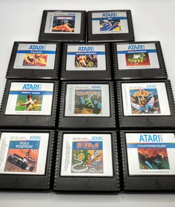 Atari 5200 Game Cartridge Lot of 11 - Dig Dug Joust Galaxian Moon Patrol &amp; More