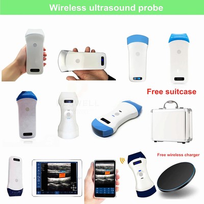 Scanner Wireless Handheld Ultrasound Probe Machine Color Doppler Linear Convex