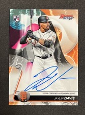 2020 BOWMAN'S BEST OF 2020 AUTOGRAPHS JAYLIN DAVIS AUTO RC #B20-JDA RR1
