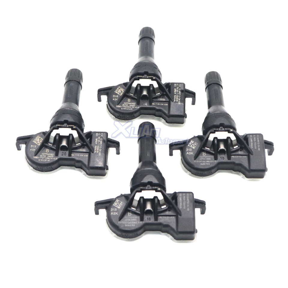 4x Sensor de presión de neumáticos TPMS 40700-3AN0D para Nissan Versa Note Sentra NV 17-19 Foto 3 de 4
