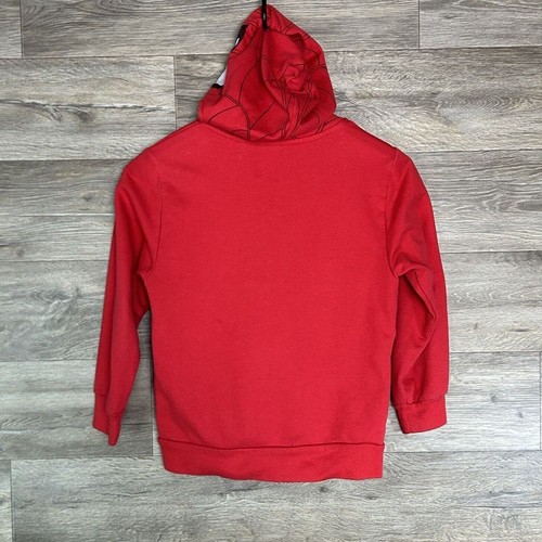 Marvel Spiderman Hoodie Boys S Full Zip Sweatshirt Jacket Warm Cozy Superhero - 第 2/8 張圖片