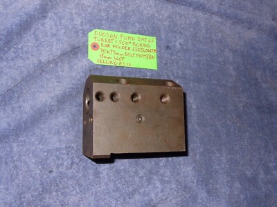 DOOSAN PUMA BMT65 TURRET 1.500''BORING BAR HOLDER L32560627E SELLING AS IS.