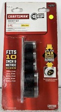 Craftsman 5 piece Extreme Grip Socket set, NI...