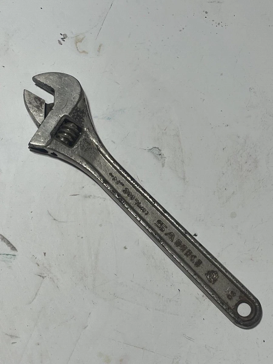 Vintage SANKI 8 Adjustable Drop Forged Wrench Made In Japan eBay
