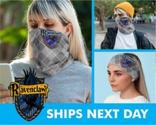 Harry Potter Face Mask, Ravenclaw Neck Gaiter, Balaclava, Head Band,Protection,