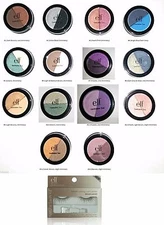 e.l.f. Essentials Duo Eye Shadow Powder PICK YOUR COLOR ELF w/Brown Eye Lash Kit
