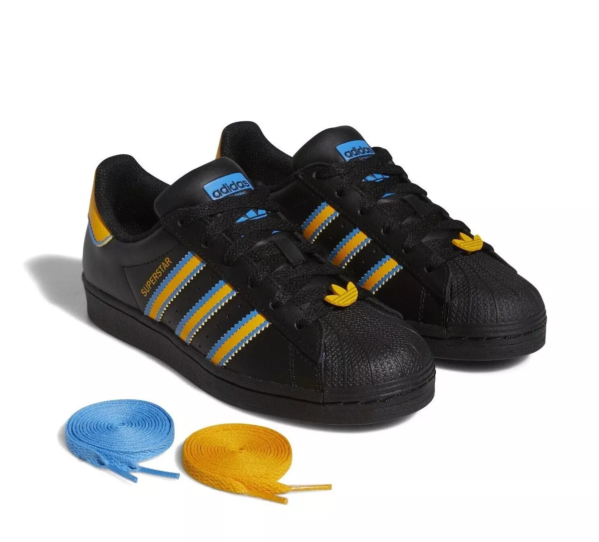 adidas Originals Superstar sneakers in black