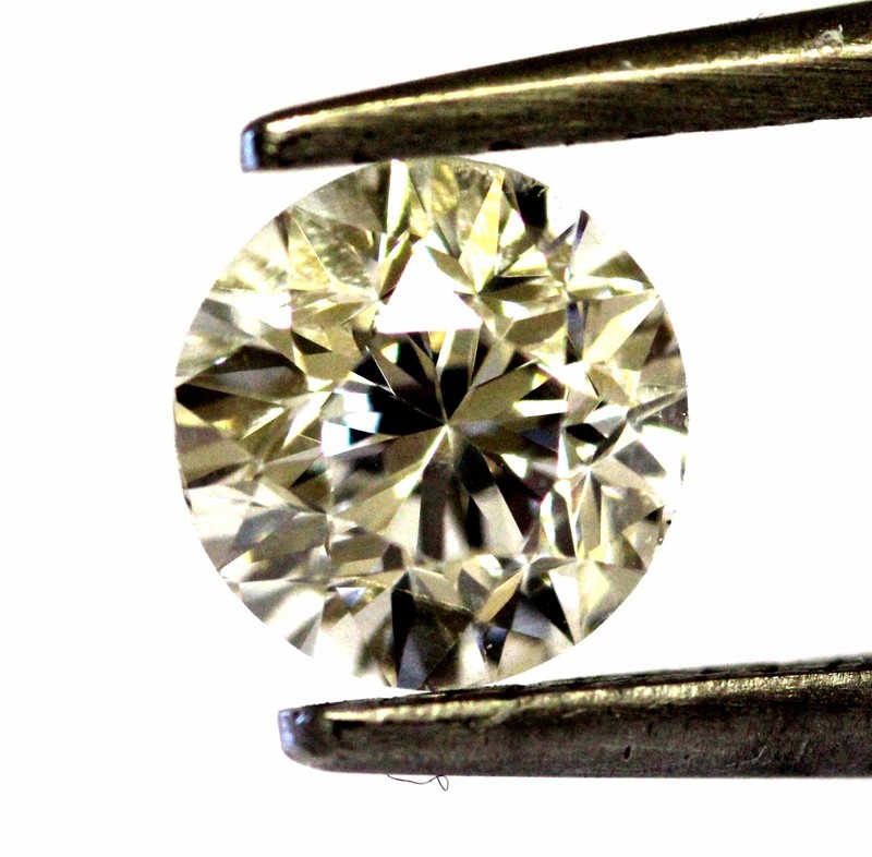 GIA Certified round diamond .91ct VS2 K 5.85-6.08x4.19mm vintage estate antique