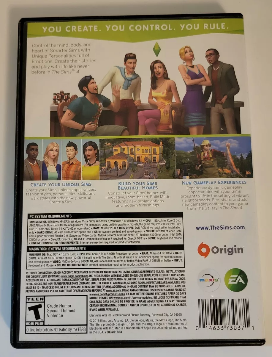 The Sims 4 Standard Edition Origin Key PC / Mac Game EA Games