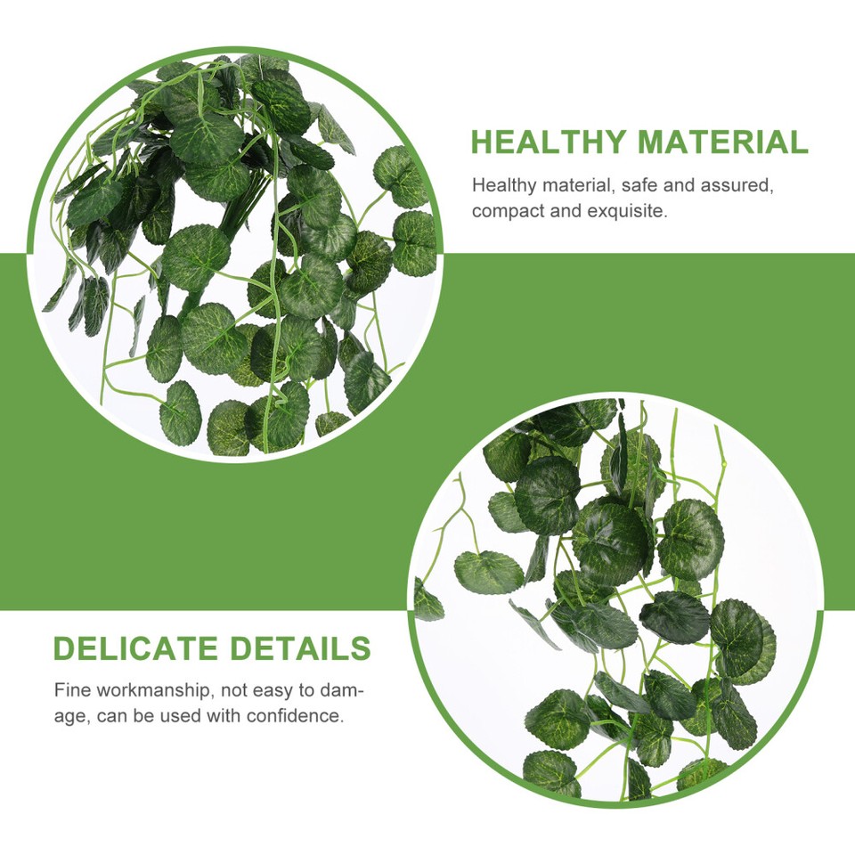 Imitation Plants House Indoor Rattan Pendants Wall Fake Leaf Vine eBay