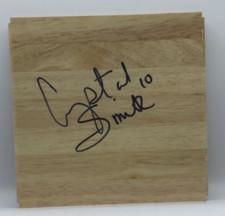 Crystal Smith autograph signed 6 by 6 inch parquet floorboard MERCURY FLOOR 2