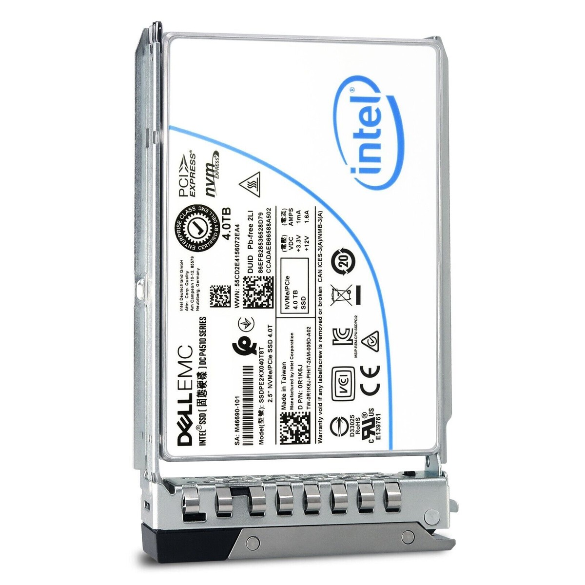 P4510 2tb Ssd Drives Intel Ssd Dc P4510 8tb Intel DC P4510 4TB