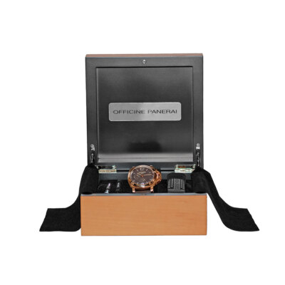 PANERAI 18K Rose Gold 44mm PAM 00289 1950 Luminor GMT Date PAM 289