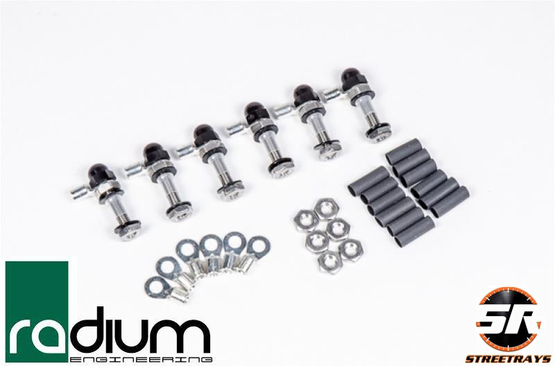 Radium Engineering  17-0048 Electrical Bulkhead Stud Kit - 6 Pack