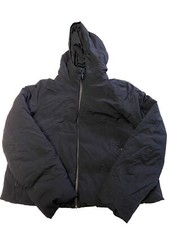 Womens Lululemon Black Goose Down Slush Hour Hooded Puffer Jacket Sz 10