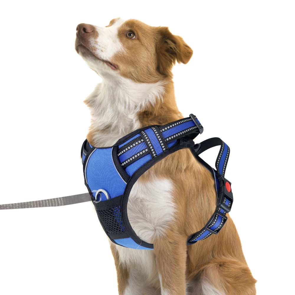 Dog Harness Breathable Mesh No Pull Pet Harness Soft Comfortable Dog Harness♕