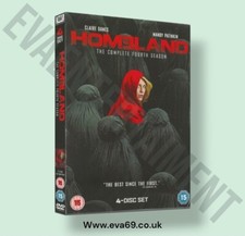 Homeland the Complete Fourth Season DVD P&P Free