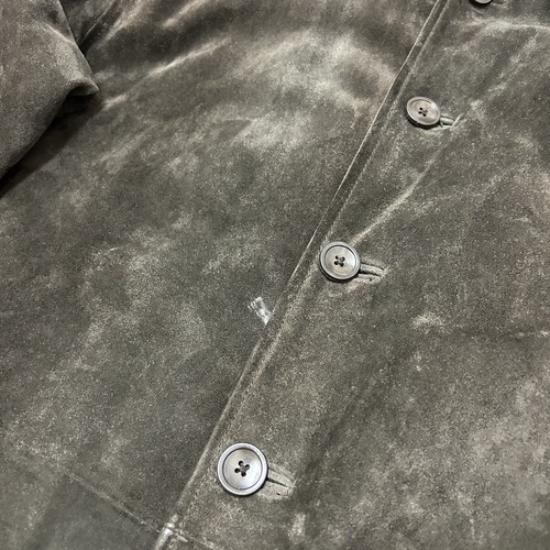 Vintage J Crew Leather Suede Jacket Coat 90s Brown Heavy Lined Men’s Large - Picture 8 of 16