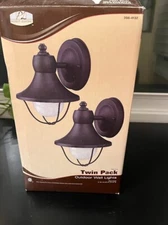 Patriot Lighting Twin Pack Outdoor Wall Lights Nautical 356-4132 New Never Used