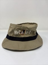 Walt Disney World Mickey Mouse Bucket Hat Beige Embroidered Kids