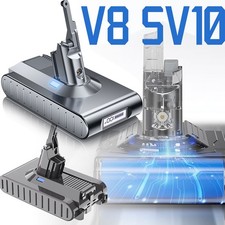 For Dyson V8 Replacement Battery SV10 V8 Absolute V8 Animal 967834-05 w/ LED new