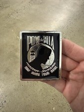 Vintage POW-MIA Help Bring Them Home Belt Buckle USA Military