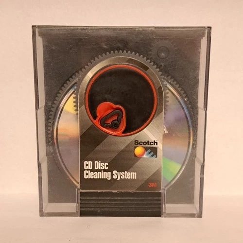 Vintage Scotch 3M CD Radial Cleaner 1993 Soft Cleaning Pad