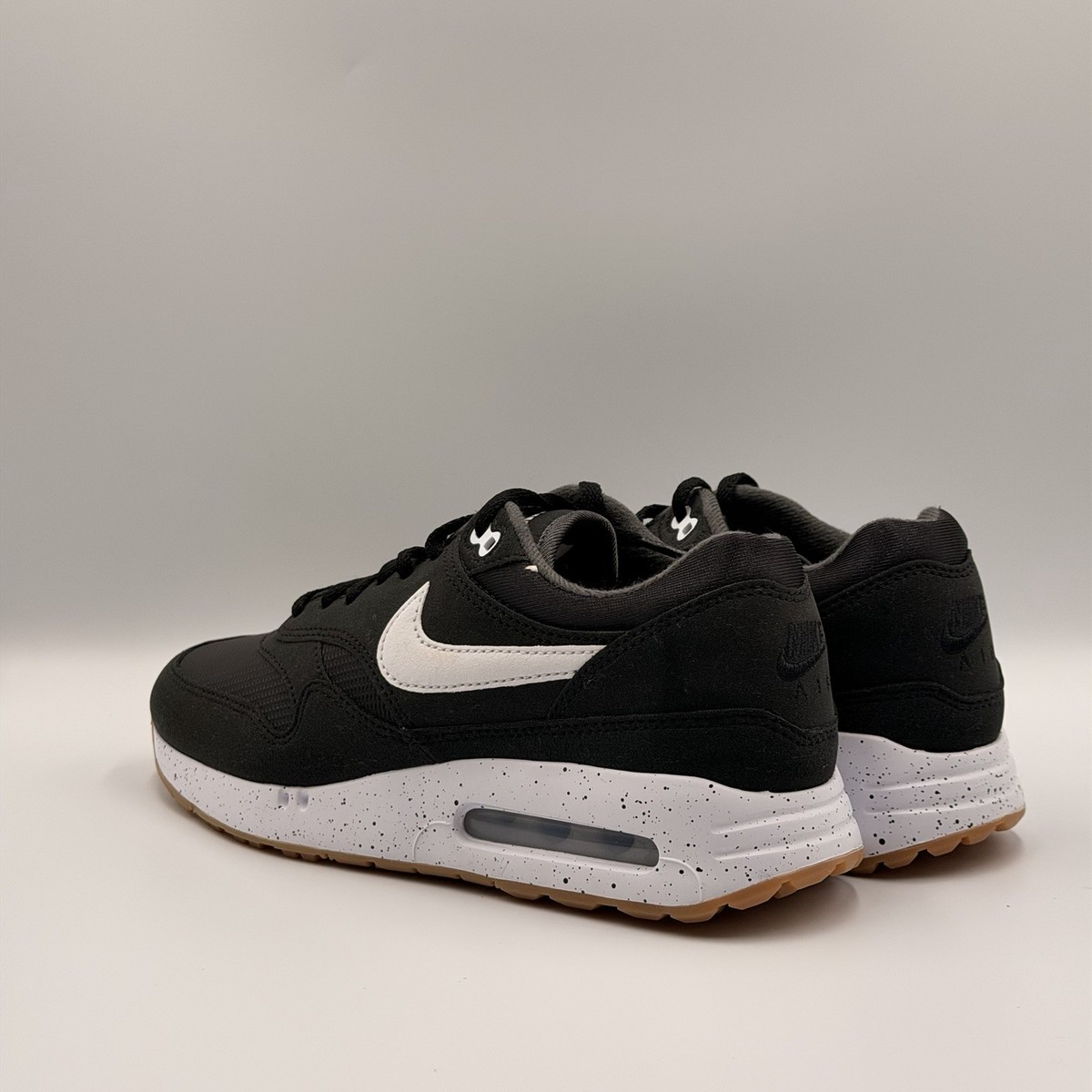 Mens Size 7.5 Nike Air Max 1 '86 OG Golf Big Bubble Black White