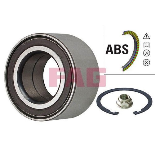 Radlagersatz Schaeffler FAG 713 6157 30 FüR Ford Mazda Hinterachse Vorderachse-image