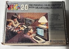 Commodore VIC-20 The Friendly Computer With Box And Manuel Untested