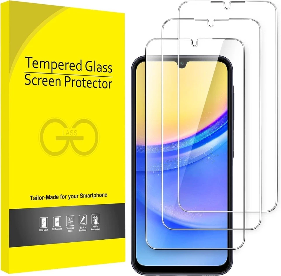 PIXFAB For Samsung Galaxy A25 5G / A26 5G Tempered Glass Screen Guard TOUGH Protector