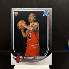 2025-26 Bowman Basketball CHROME BCV-12 Noa Essengue, Chicago Bulls RC