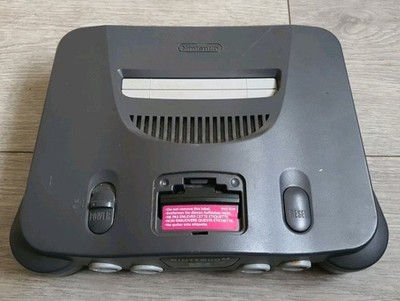Nintendo 64 nur Konsole - N64 grau/schwarz mit Jumper Pak GWC kostenloser Versand mit Sendungsverfolgung