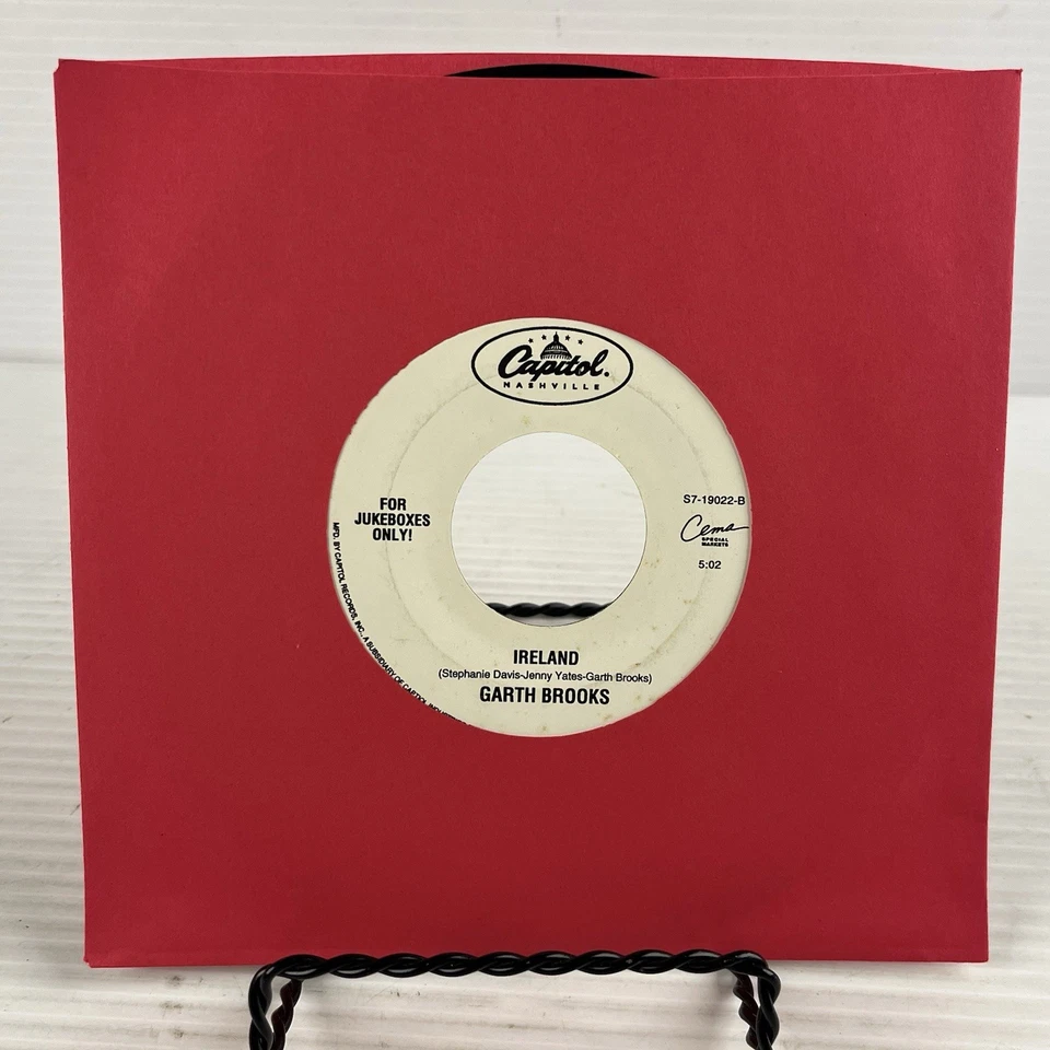 Garth Brooks - The Beaches Of Cheyenne 7" Single 45RPM Promo For Jukebox - Image 4 of 4