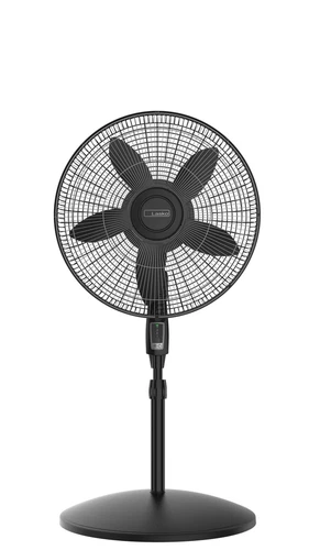 18" 4-Speed 23 ft/s High-Velocity Remote Controlled Pedestal Fan, Black, S18605 - Picture 11 of 15