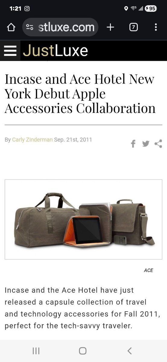 INCASE ACE HOTEL DUFFLE BAG 定価半額以下　新品 箱入 INCASE ACE HOTEL DUFFLE BAG 定価半額以下 新品 【公式通販】