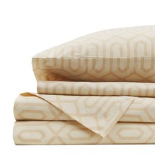 Comfort Spaces 144TC Cotton Sheet Set Breathable, Lightweight, Soft with Elas...