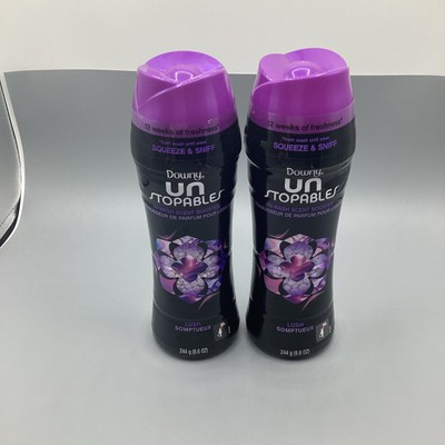 (Lot of 2) Downy UnStopables Lush 8.6Oz.  Scent Boosters Scent Freshness-NEW!!!