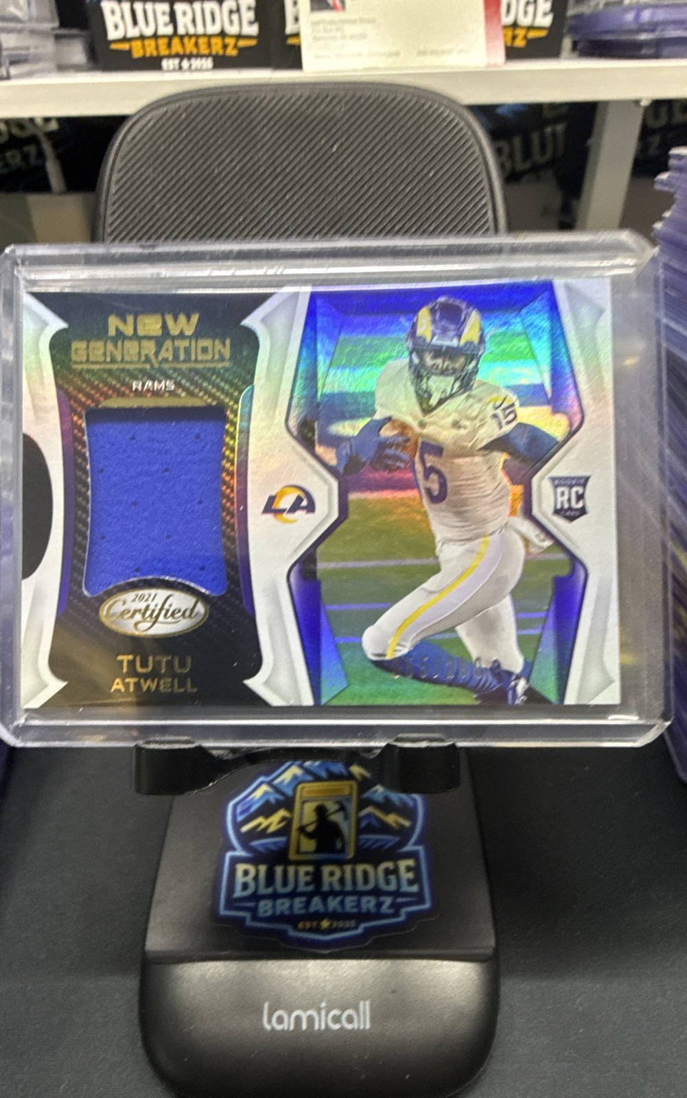 2021 Panini Certified - New Generation Jerseys Mirror Tutu Atwell #NG-20 /299...