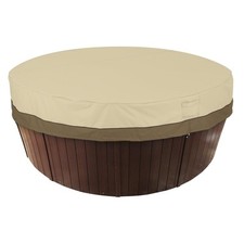 Classic Accessories Veranda Hot Tub Cover, Round Round Pebble