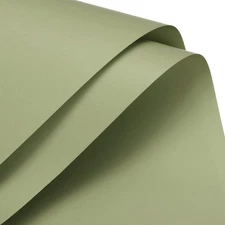Pearlescent Film Flower Wrapping Paper 22.8x22.8 Inch Green Pack of 10