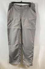 The North Face Women's Gray Paramount Convertible Zip Off Hiking Pants Size 10