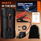 JDMCAR Jump Starter Power Pack - 4000A Portable Car Battery Booster Jump Starter