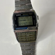 Vintage CASIO DATA BANK 150 Memory Project DBC-1500 Quartz Men’s Wristwatch